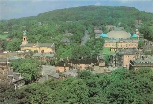 AK / Ansichtskarte  Devonshire View from Buxton Town Hall showing St Johns Church and Devonshire Royal Hospital