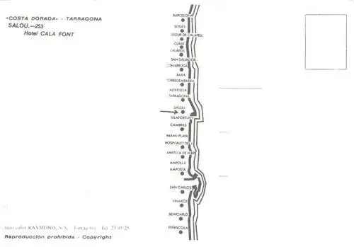 AK / Ansichtskarte  Salou_Tarragona_Costa_Dorada_ES Hotel Cala Font