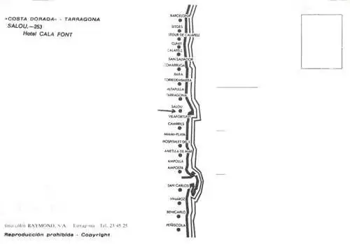 AK / Ansichtskarte  Salou_Tarragona_Costa_Dorada_ES Hotel Cala Font