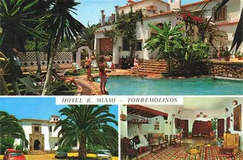 AK / Ansichtskarte  Torremolinos_ES Hotel Residencia Miami Pool Gastraum