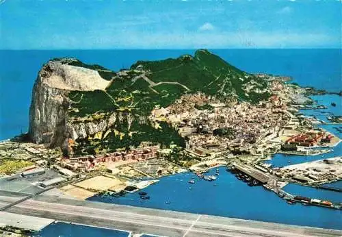 AK / Ansichtskarte 73996284 GIBRALTAR_Gibilterra Fliegeraufnahme