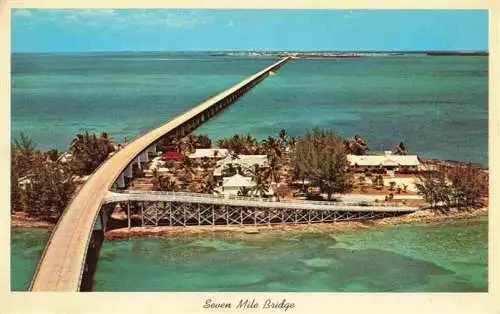 AK / Ansichtskarte  Florida_Keys_Florida_USA Seven Mile Bridge Fliegeraufnahme