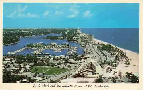 AK / Ansichtskarte 73996328 Fort_Lauderdale_Florida_USA Atlantic Ocean Fliegeraufnahme