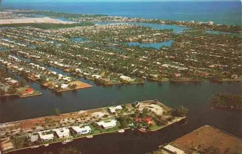 AK / Ansichtskarte 73996329 Fort_Lauderdale_Florida_USA Airview of the many islands and waterways