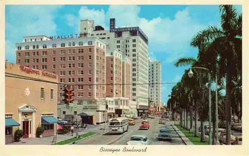AK / Ansichtskarte 73996335 MIAMI_Florida_USA Biscayne Boulevard Hotel Row