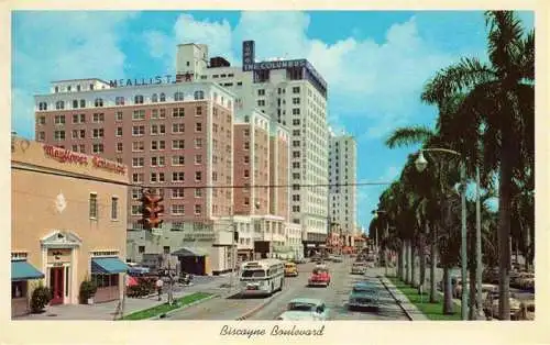 AK / Ansichtskarte  MIAMI_Florida_USA Biscayne Boulevard Hotel Row