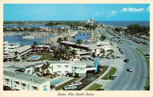 AK / Ansichtskarte 73996357 Fort_Lauderdale_Florida_USA Bahia Mar Yacht Basin Fliegeraufnahme