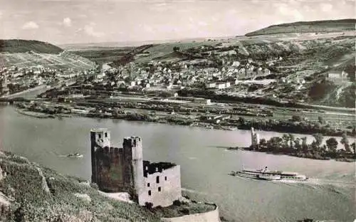 AK / Ansichtskarte  Bingen_Rhein Ruine Ehrenfels Maeuseturm Bingerbrueck