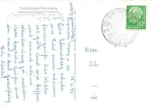 AK / Ansichtskarte  Schramberg Burgruine Falkenstein