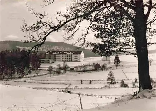 AK / Ansichtskarte 73996420 Bad_Berleburg Naturheilklinik Odeborn Winterpanorama