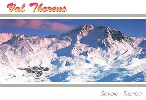 AK / Ansichtskarte  Val_Thorens_73_Savoie Vue depuis la Grande Masse Station et Massif de Peclet-Polset en hiver