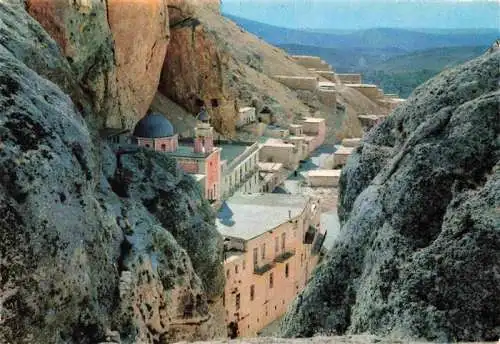 AK / Ansichtskarte  Maalula_Maaloula_Syria The covent taken from the mountain