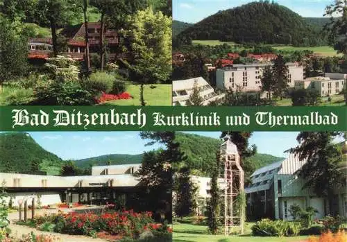 AK / Ansichtskarte  Bad_Ditzenbach Kurklinik und Thermalbad