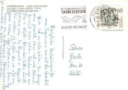 AK / Ansichtskarte  BAD_WIEssEE_Tegernsee Unterreiterhof