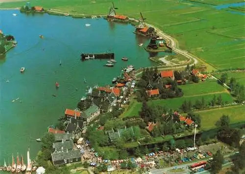 AK / Ansichtskarte  Zaanse_Schans Fliegeraufnahme Zaanse Schans