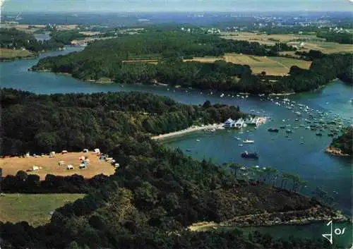 AK / Ansichtskarte  Riec-sur-Belon Riviere de Belon Camping du Chateau de Belon Vue aerienne