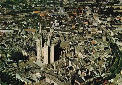 AK / Ansichtskarte  Mende_48_Lozere Vue aerienne Le coeur de la ville la cathedrale