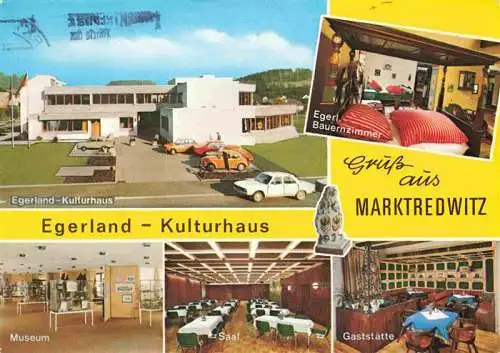 AK / Ansichtskarte  Marktredwitz Egerland-Kulturhaus Bauernzimmer Museum Saal Gaststaette