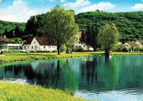 AK / Ansichtskarte  Itzelberg Café Seeblick Uferpartie am See