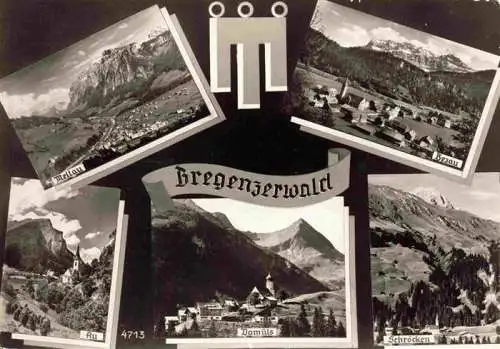 AK / Ansichtskarte  Bregenzerwald_Vorarlberg_AT Mellau Besau Au Damuels Schroecken