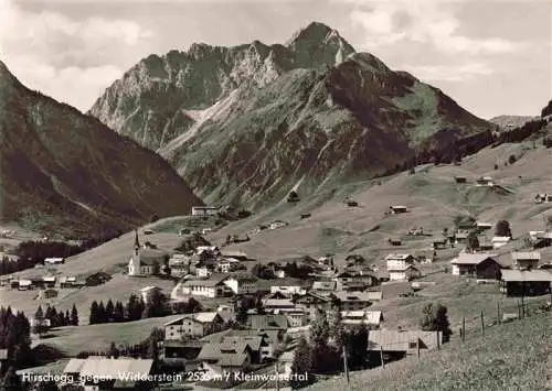 AK / Ansichtskarte  Hirschegg_Kleinwalsertal_Vorarlberg_AT mit Widderstein