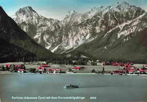 AK / Ansichtskarte  Pertisau_Achensee_Tirol_AT mit Karwendelgebirge