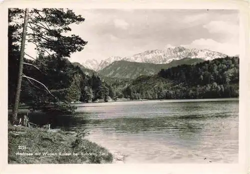 AK / Ansichtskarte  KUFSTEIN_Tirol_AT Hechtsee mit Wildem Kaiser