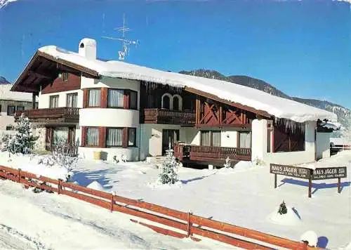 AK / Ansichtskarte  Ruhpolding Haus Jaeger Hotel garni