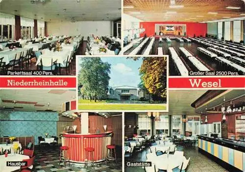 AK / Ansichtskarte 73996623 Wesel__Rhein Niederrheinhalle Parkettsaal Grosser Saal Hausbar Gaststaette