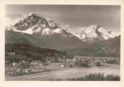 AK / Ansichtskarte  Igls_Jgls_Innsbruck_Tirol_AT Fliegeraufnahme mit Serles und Habicht