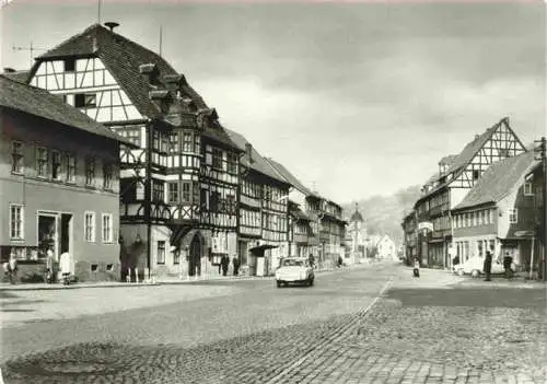 AK / Ansichtskarte  Wasungen Strassenpartie Rathaus