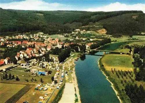 AK / Ansichtskarte  Gieselwerder_Oberweser Fliegeraufnahme