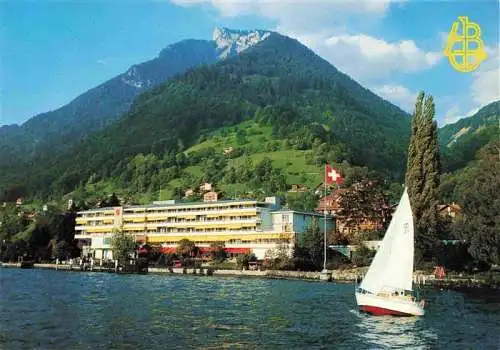 AK / Ansichtskarte  Merligen_Thunersee Hotel Beatus