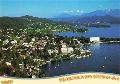 AK / Ansichtskarte  Poertschach_Woerthersee_Kaernten_AT Fliegeraufnahme