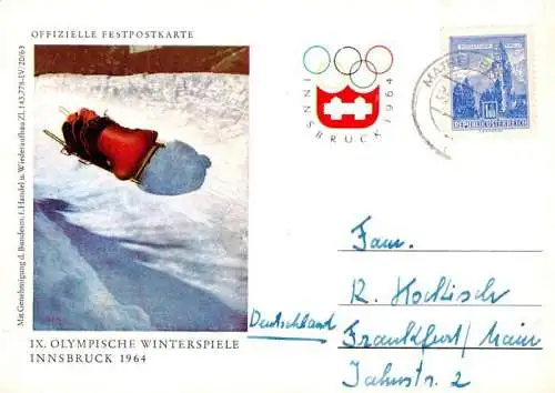 AK / Ansichtskarte  Olympia__Olympic_Games IX Winterspiele Innsbruck 