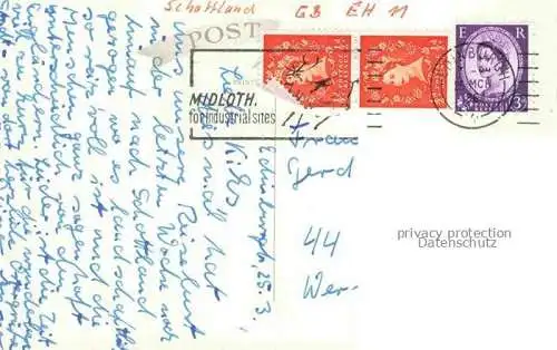 AK / Ansichtskarte  EDINBURGH__SCOTLAND_UK Princes Street and the Scott Monument