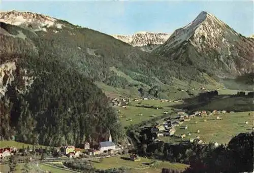 AK / Ansichtskarte  Au_Bregenzerwald_Schoppernau_Vorarlberg_AT Fliegeraufnahme mit uentschenspitze