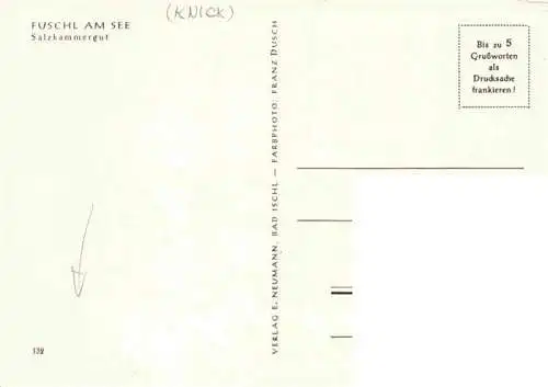 AK / Ansichtskarte  Fuschl_See_Salzkammergut_AT See Panorama