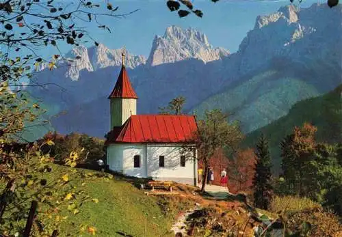 AK / Ansichtskarte  KUFSTEIN_Tirol_AT Antonius Kapelle mit Wildem Kaiser im Kaisertal