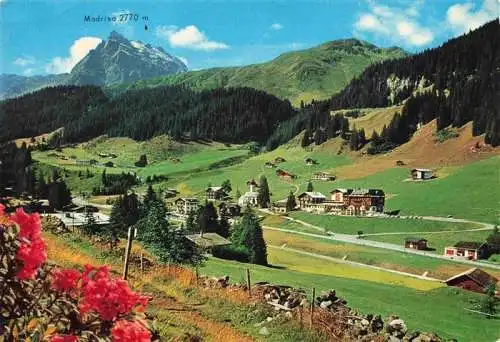 AK / Ansichtskarte  Gargellen_Montafon_Vorarlberg_AT Panorama mit Madrisa