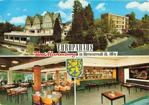 AK / Ansichtskarte  Bad_Marienberg Europahaus Gastraum Bibliothek