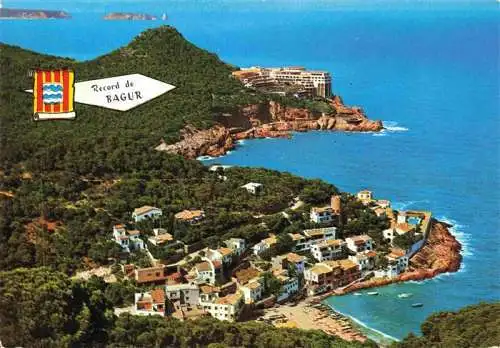 AK / Ansichtskarte  Bagur_Costa_Brava_ES Fliegeraufnahme Hotel Cap Sa sal e Islas Medas