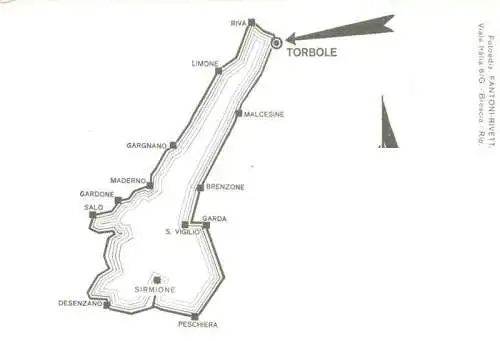 AK / Ansichtskarte  Torbole_Lago_di_Garda_IT Pensione Villa Claudia