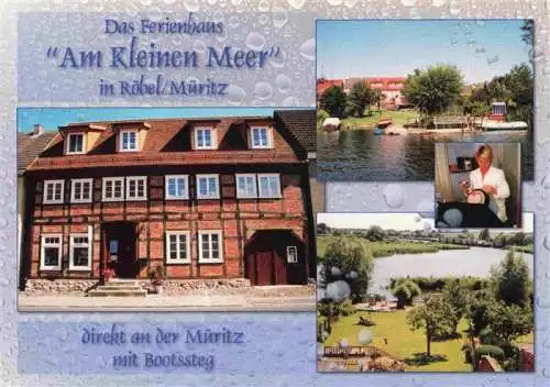 AK / Ansichtskarte  Roebel_Mueritz Ferienhaus Am kleinen Meer an der Mueritz Mecklenburgische Seenplatte