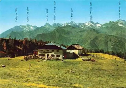 AK / Ansichtskarte  Saltaus Gasthaus Tallner Alm Hirzerhuette Alpenpanorama