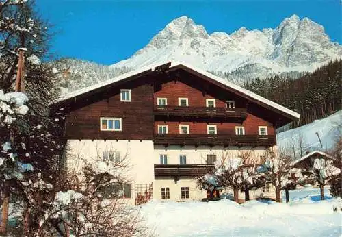 AK / Ansichtskarte  Saalfelden_Steinernes_Meer_AT Jugend-Gaestehaus Stockinggut im Winter