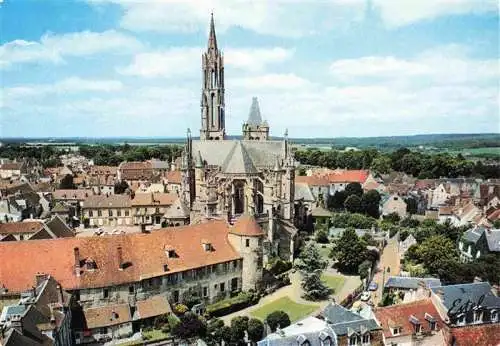 AK / Ansichtskarte  Senlis_60_Oise Le chevet de la cathedrale Notre Dame Vue aerienne