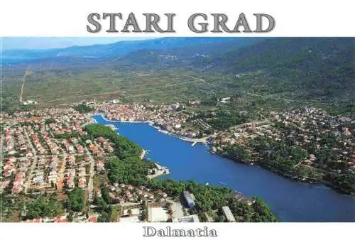 AK / Ansichtskarte  Stari_Grad_Hvar_Croatia Fliegeraufnahme