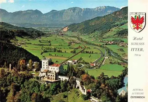 AK / Ansichtskarte  Itter_Tirol Hotel Schloss Fliegeraufnahme