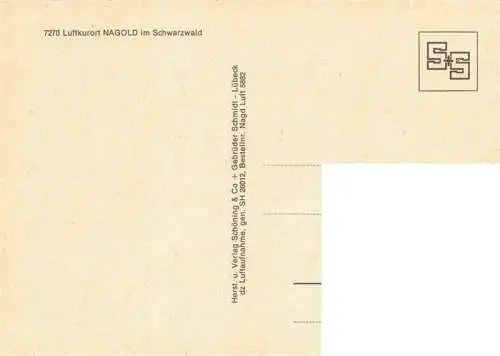 AK / Ansichtskarte  Nagold Fliegeraufnahme